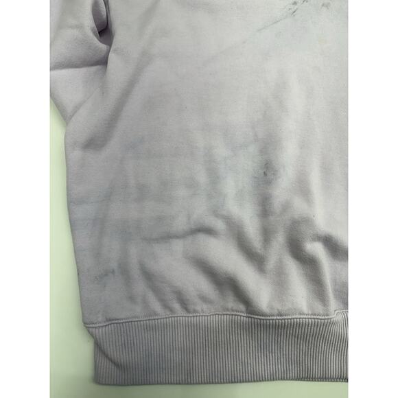 A New Day Womens Sweatshirt Size Large Purple Crewneck Cropped Pullover - Picture 7 of 13